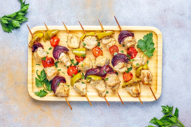 Grill Veggie Kebabs