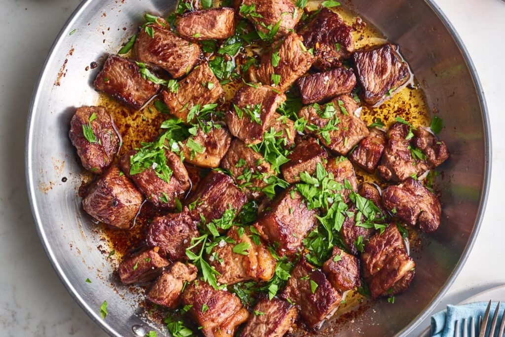 Garlic Butter Steak Bites