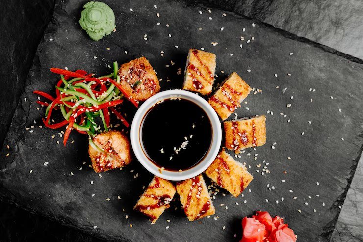 Sesame And Chili Marinated Tofu