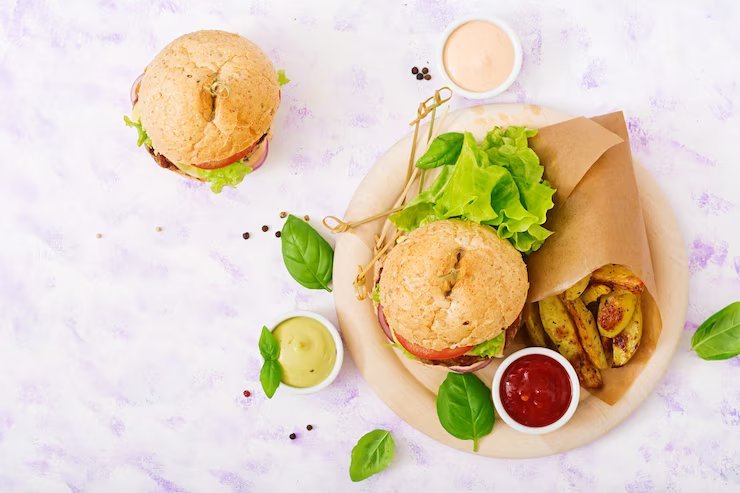 Vegan Tofu Veggie Burgers