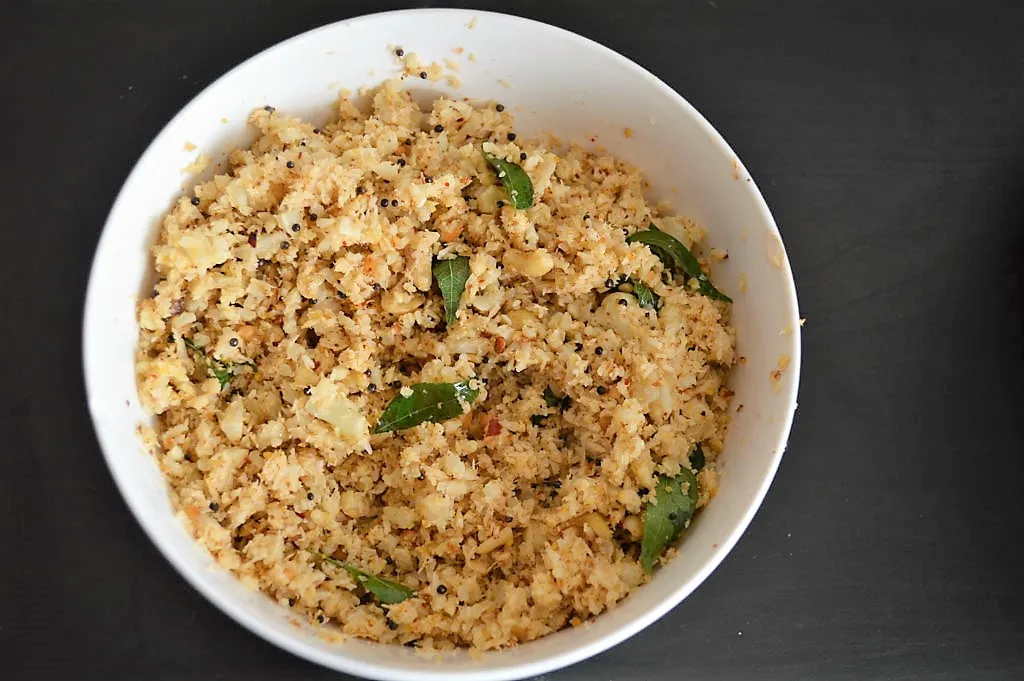 Cauliflower Rice With Sesame Seeds