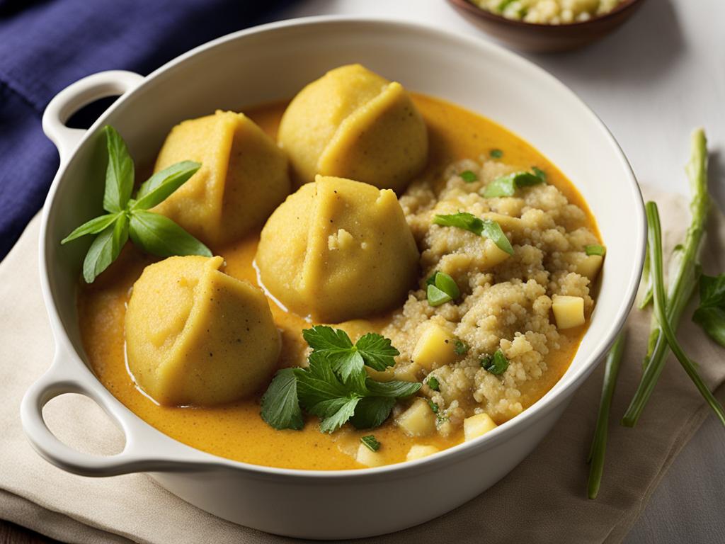 Caribbean Cornmeal Dumplings