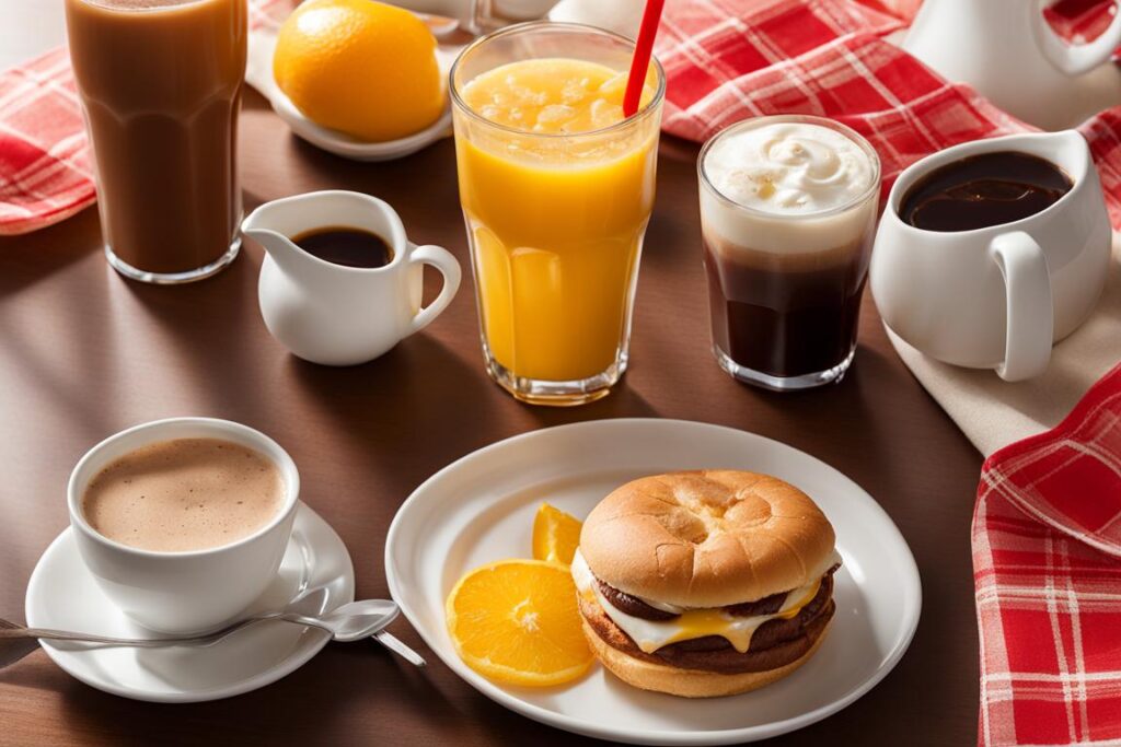 McDonald's breakfast beverages