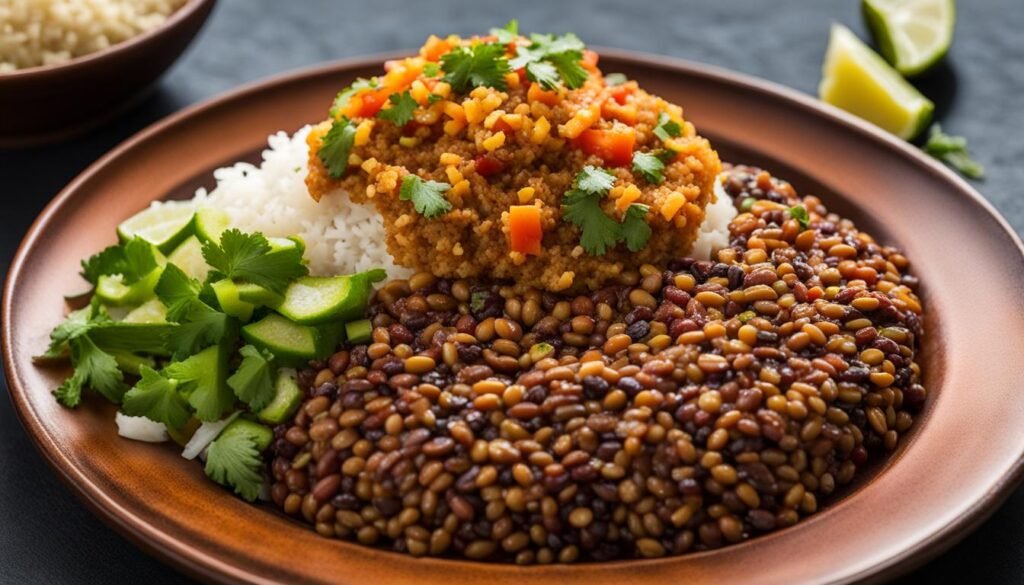 peruvian rice and beans