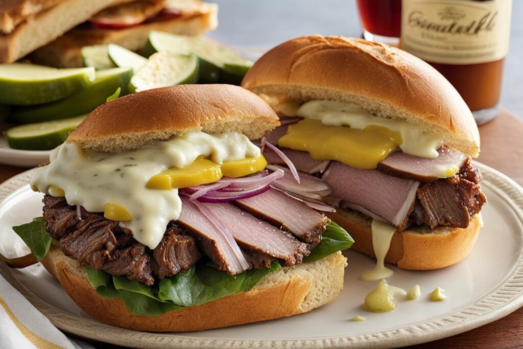 condiments for roast beef sandwich