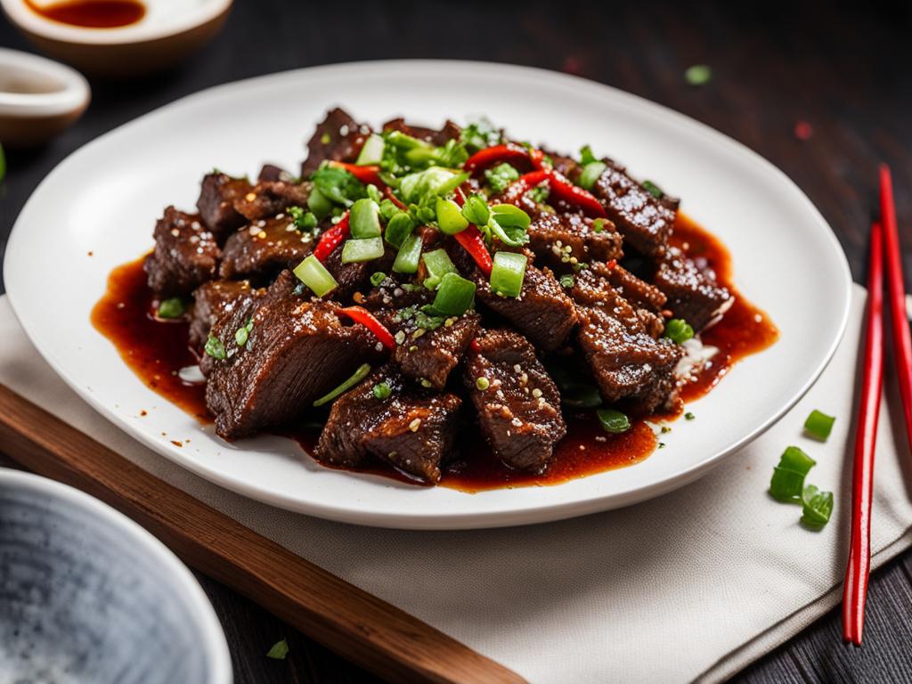 crispy szechuan beef