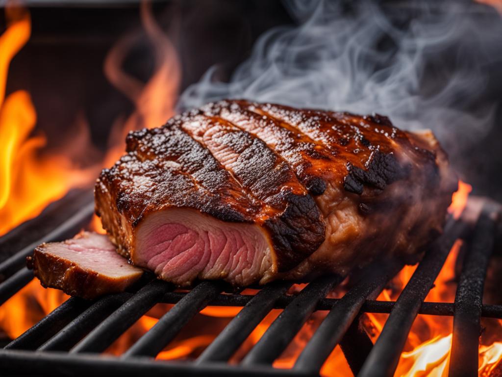 fast smoking pork butt