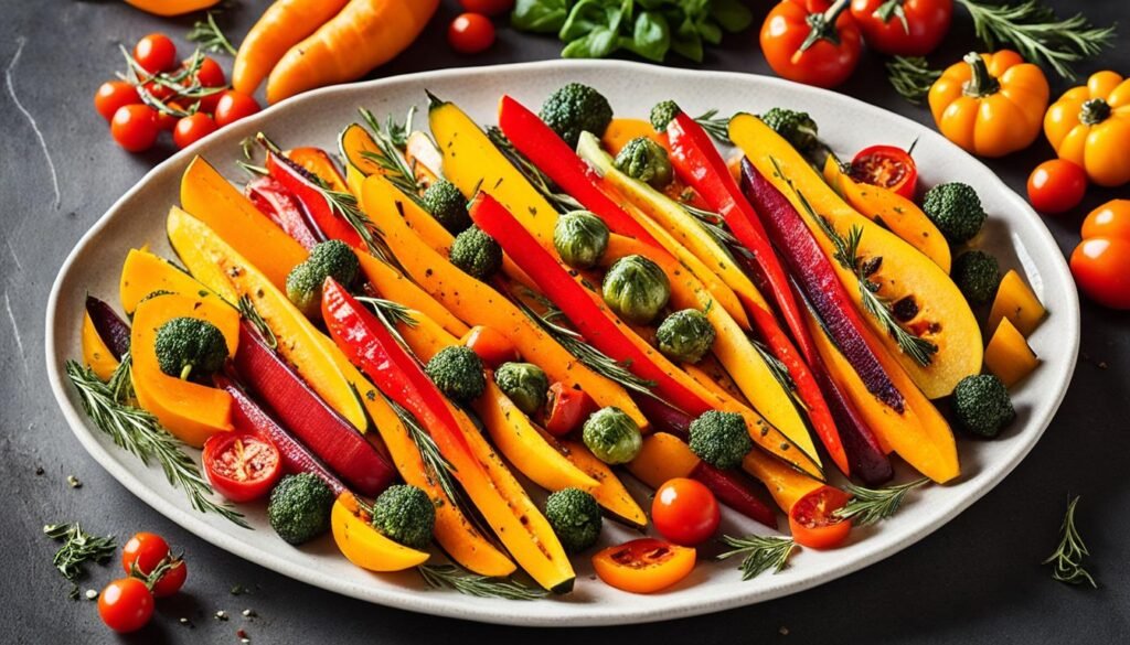 Colorful Roasted Vegetable Salad