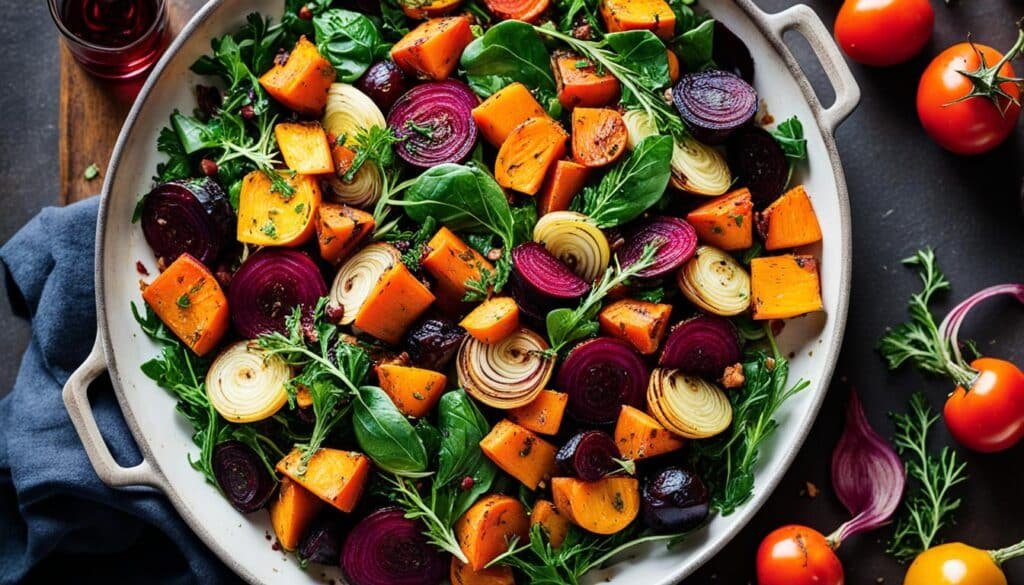 roasted vegetable salad