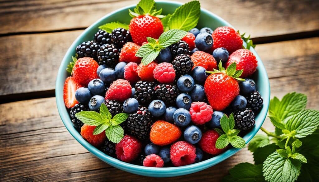 summer berry salad