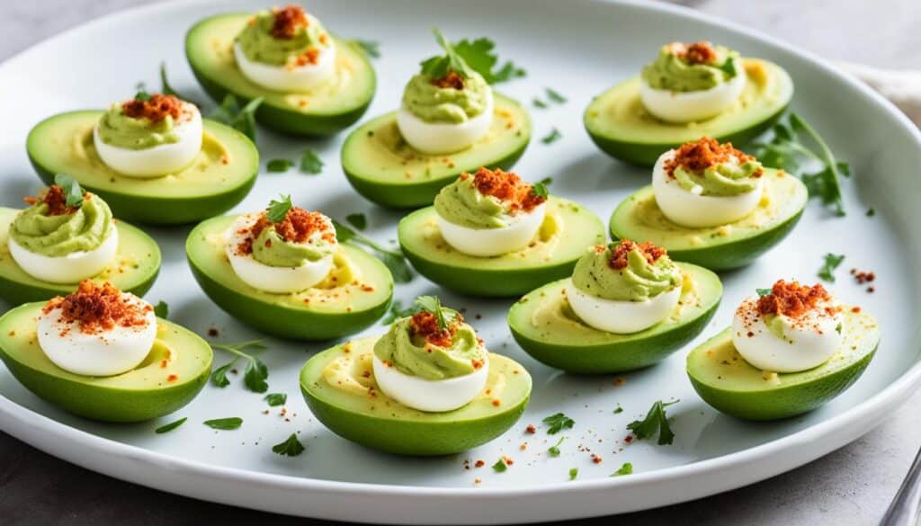 Avocado Deviled Eggs