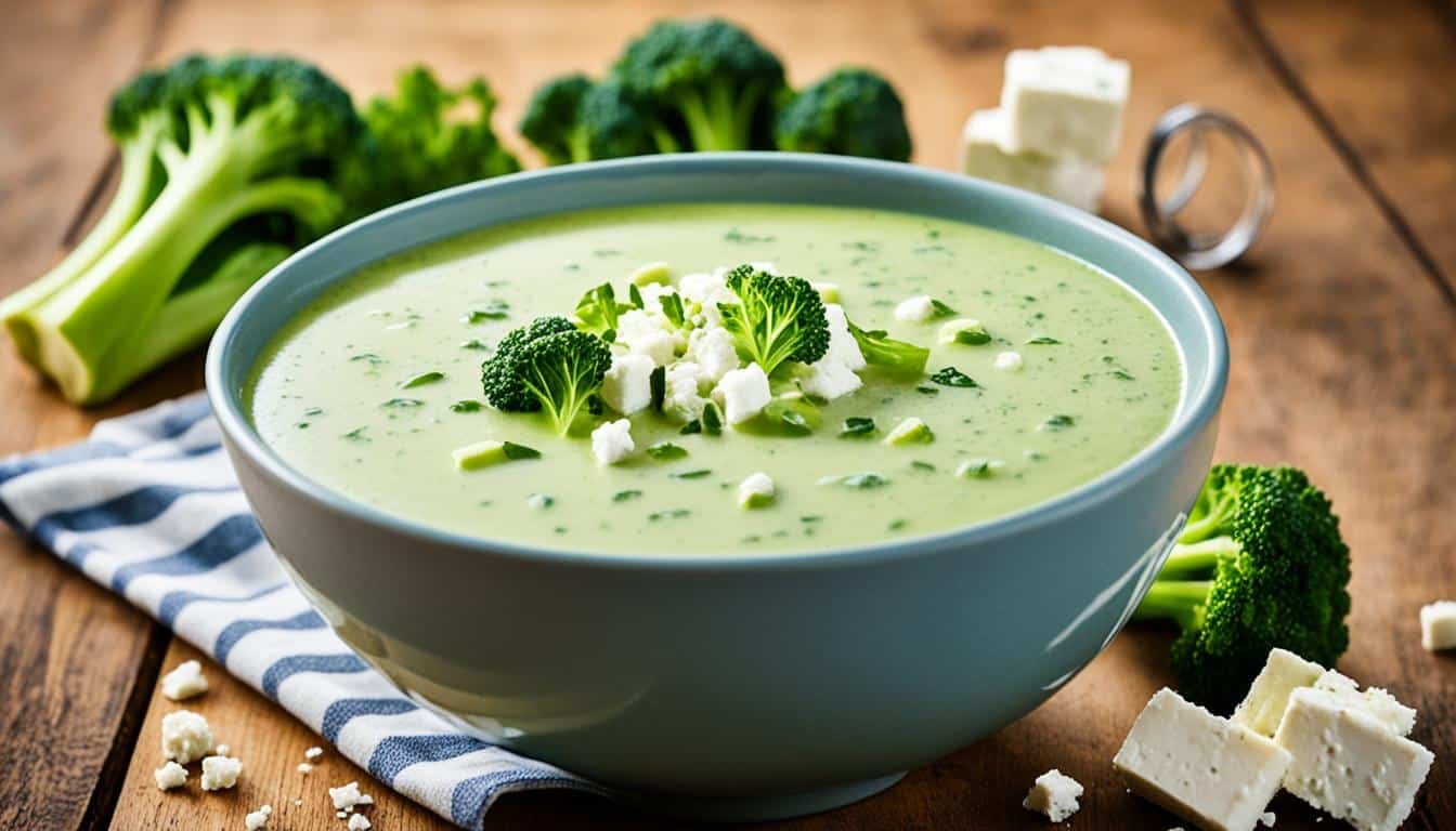 Broccoli-Feta Soup