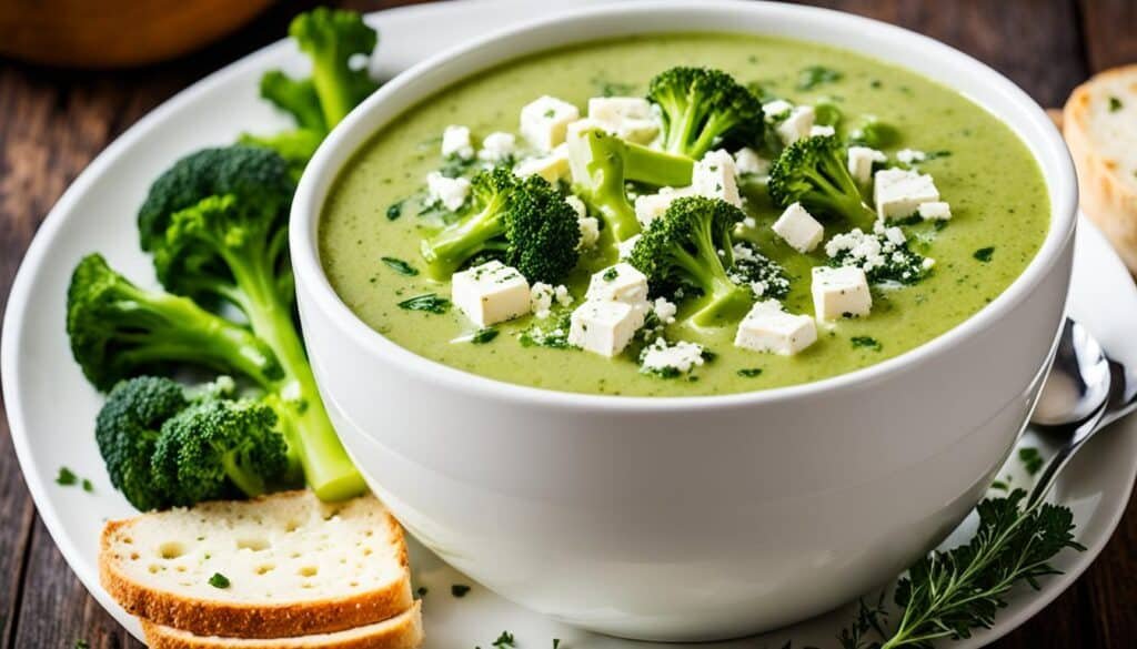 Broccoli and Feta Soup