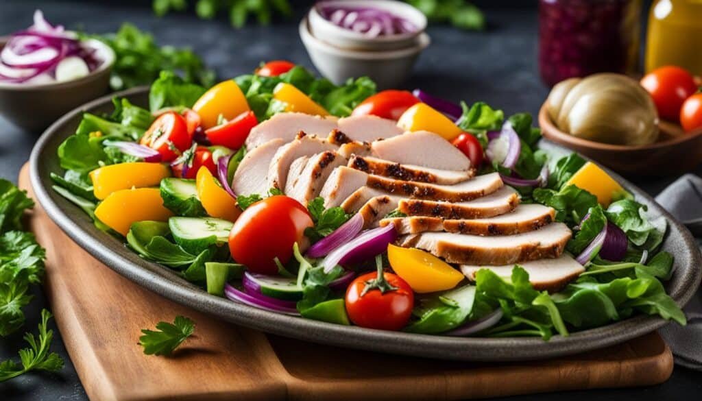 Turkey and Veggie Salad