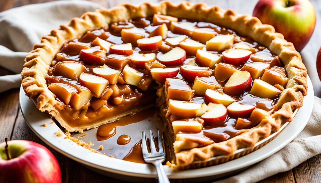 caramel apple pie