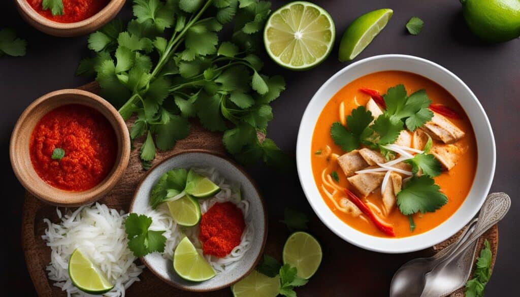 red curry chicken soup