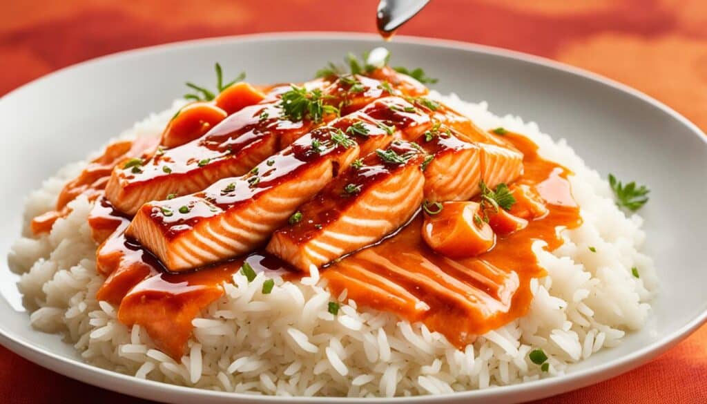 sweet and spicy salmon sauce
