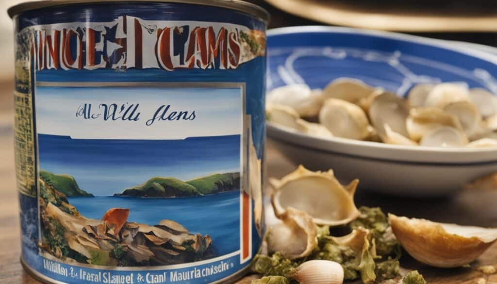 canned clams