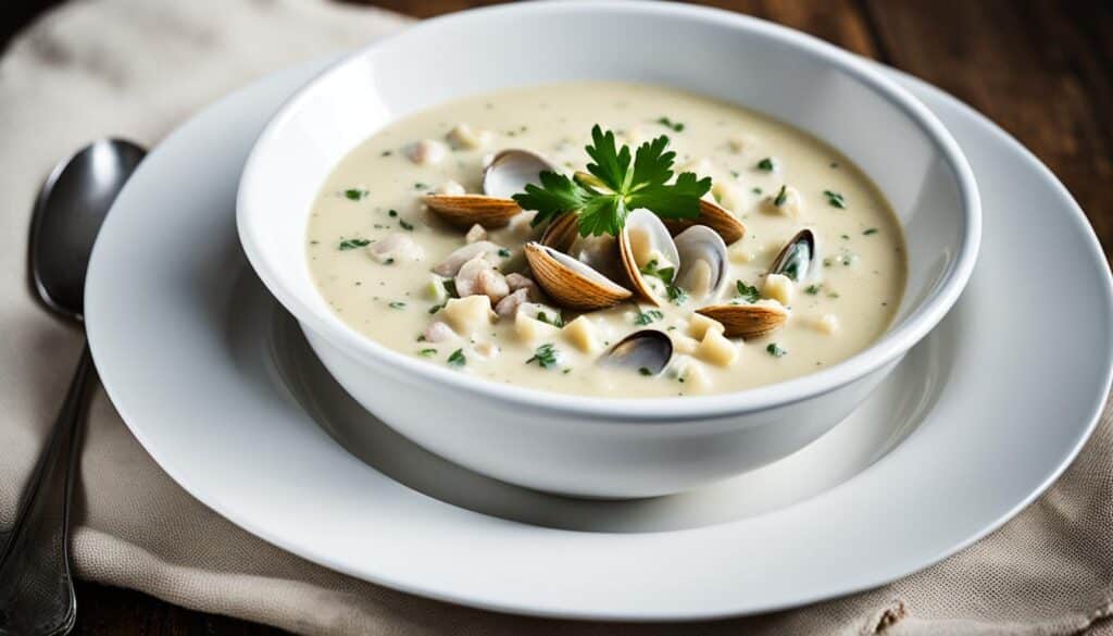 regional clam chowder