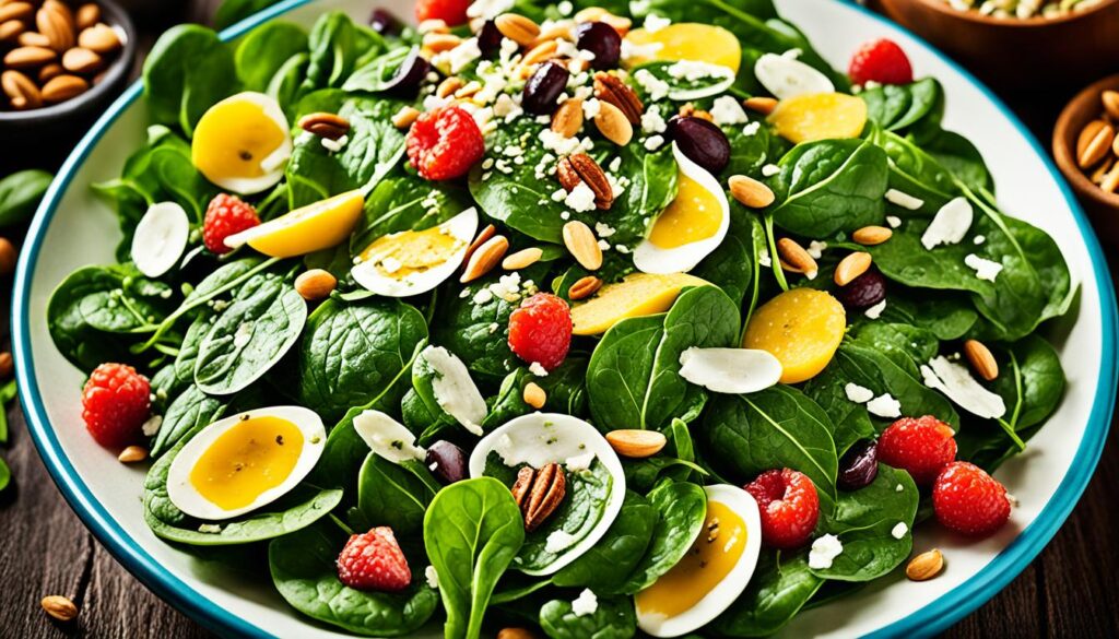 spinach salad variations