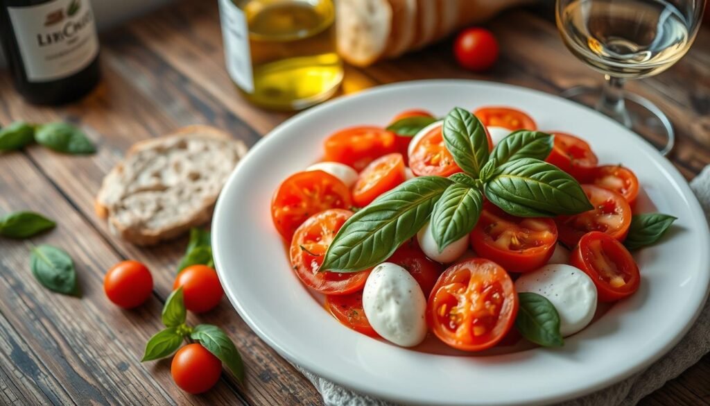 Caprese salad pairing