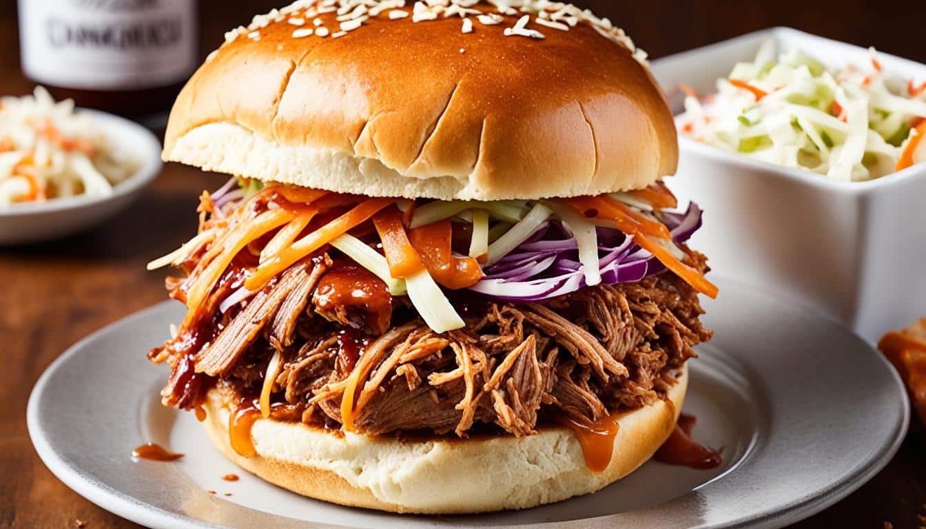 Making A Juicy Pulled Pork Sandwich