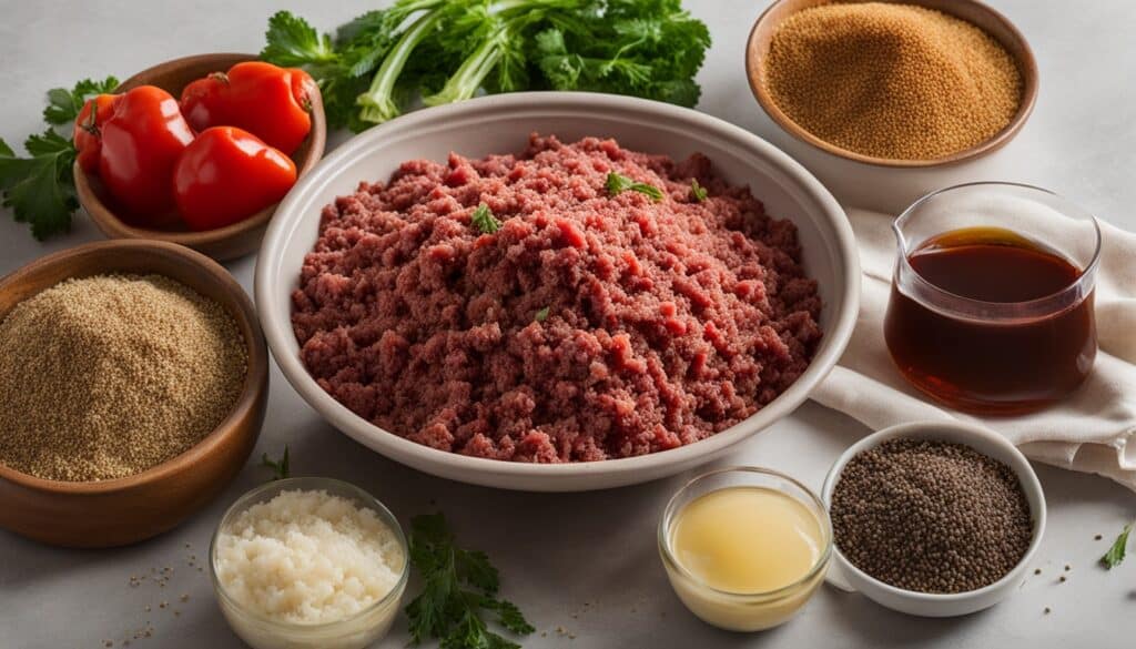 Meatloaf ingredients