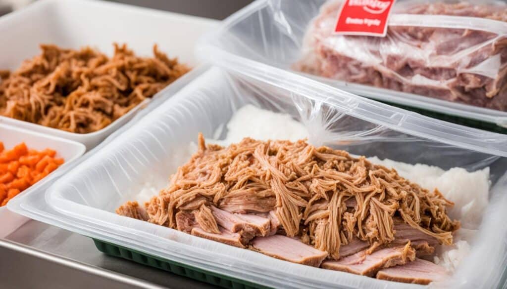 freezing pulled pork