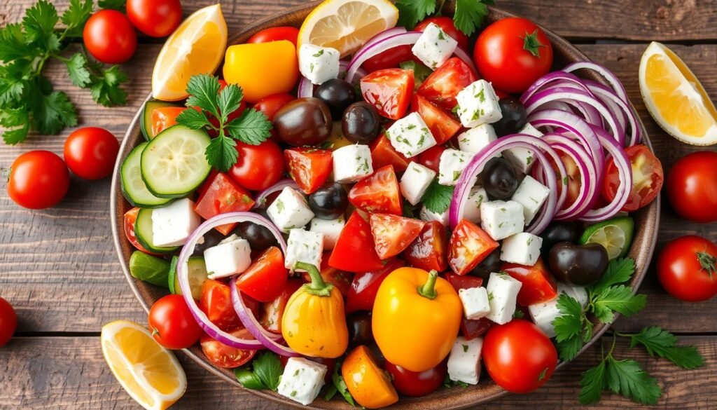 Mediterranean Salad Ingredients