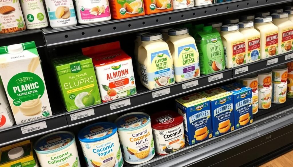 dairy-free product labels