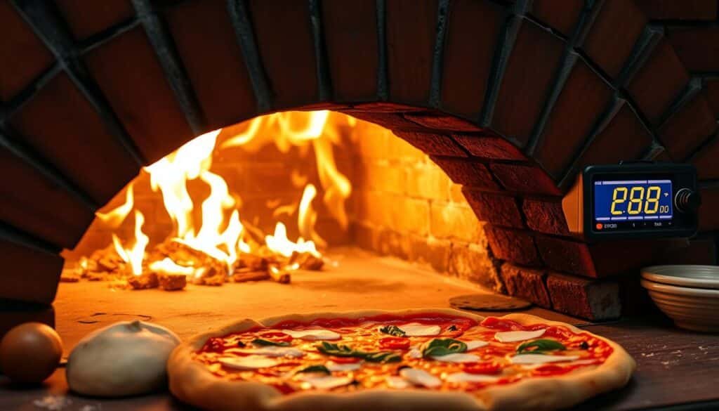 pizza oven temperature