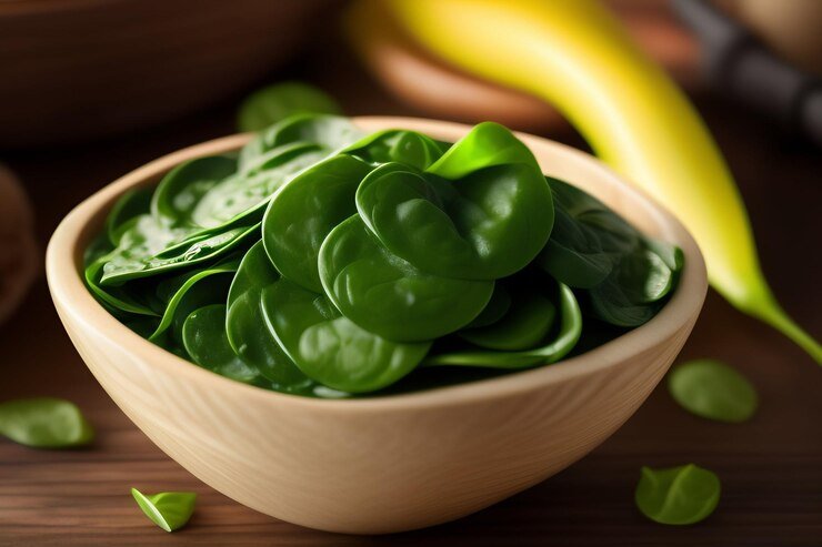 Spinach: Leafy Green Rich in Vitamin C and Iron