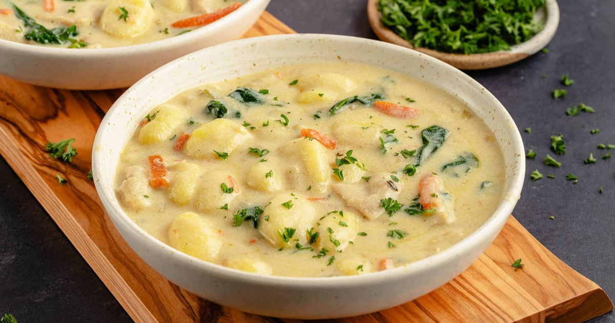 chicken gnocchi soup
